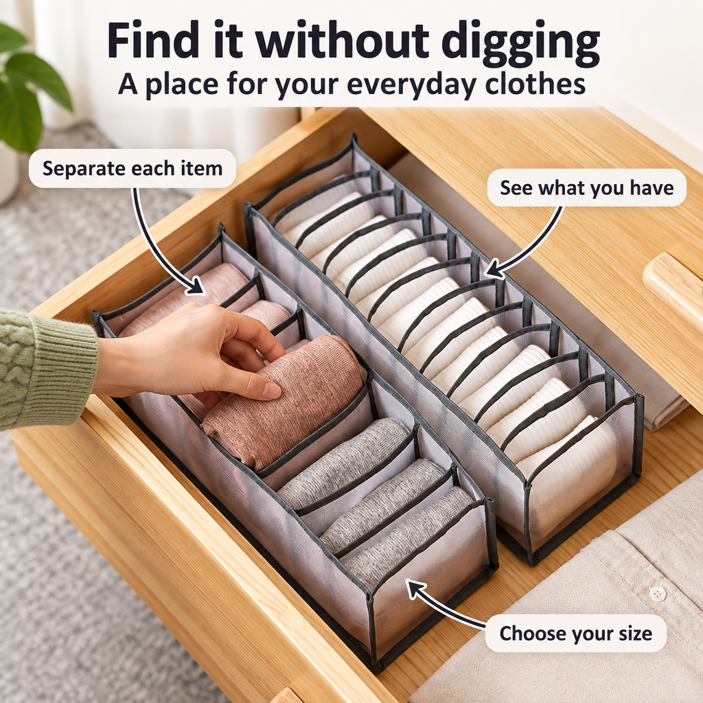 Drawer Clothes Organizers