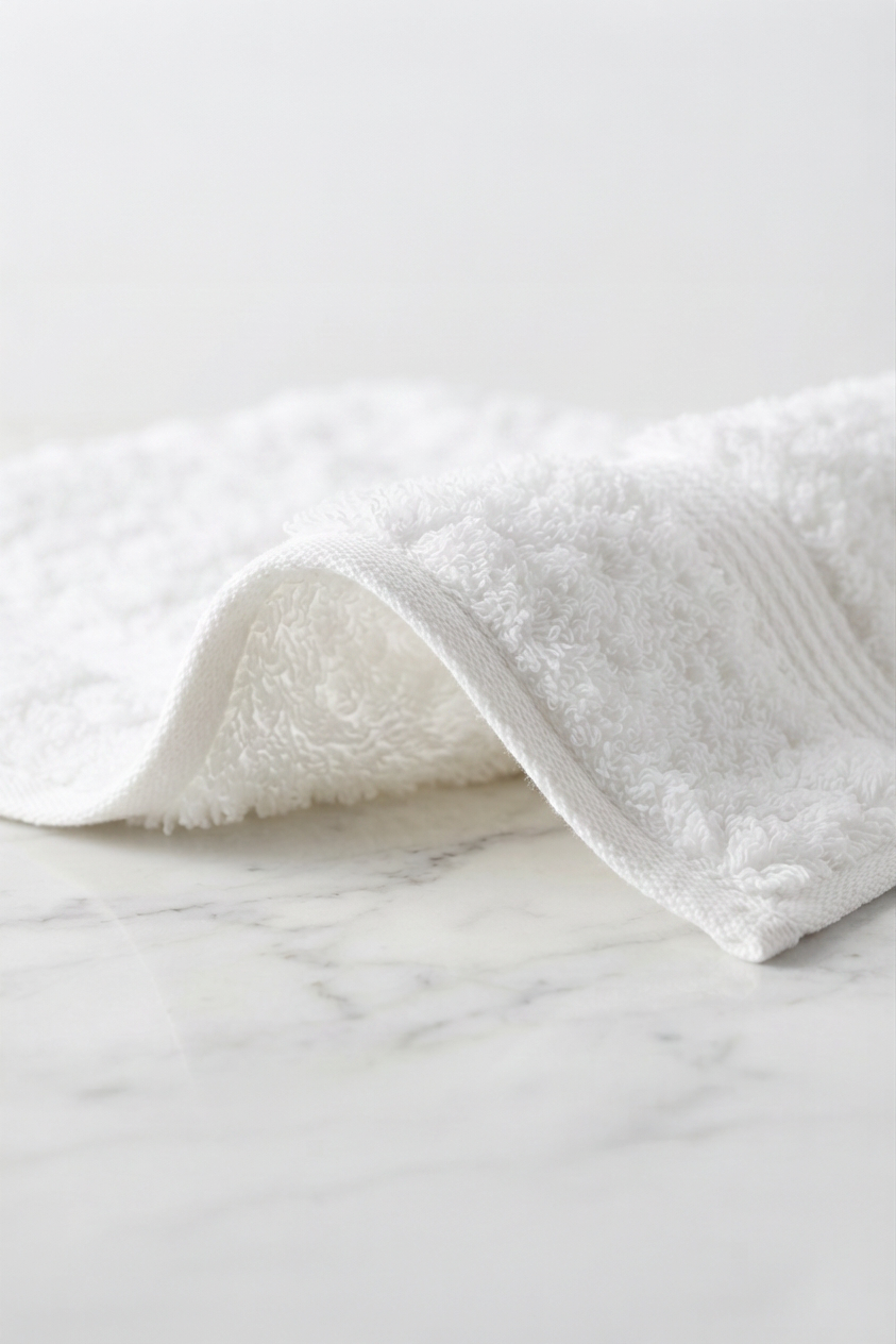 Boulevard Hand Towel Set – Ice White | 3 Pieces
