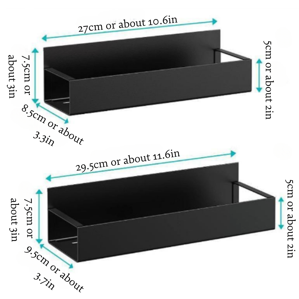 Magnetic Spice Rack Duo